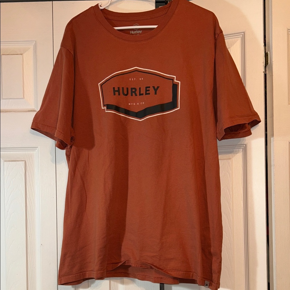 Hurley Men's Rust Short Sleeve Tee